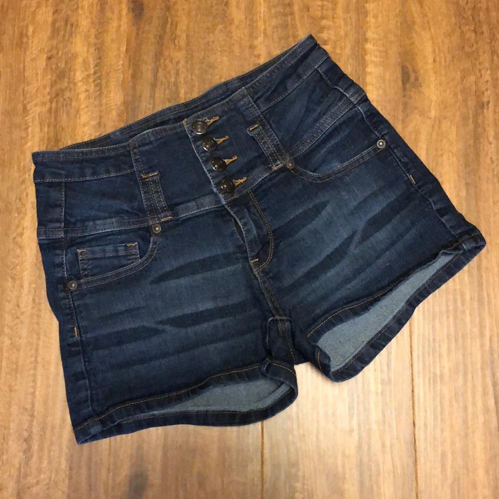 High Waisted Denim Shorts